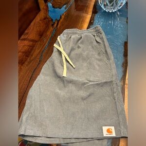 One pair men’s Carhartt light cordory shorts